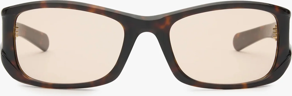 drift solbriller i dark tortoise og peach glas