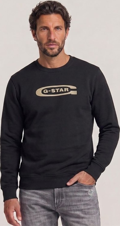 G-Star Crew Sweat Long Sleeve - Black