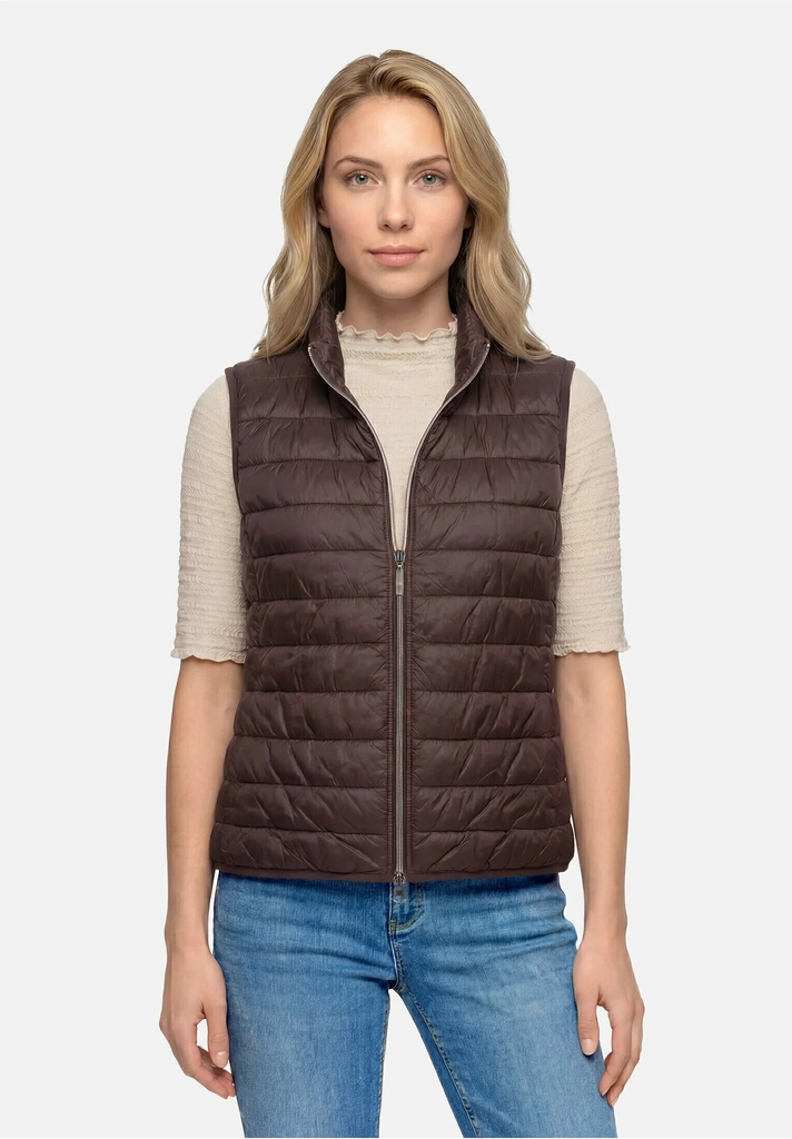 betty barclaybetty barclay mit knöpfen steppweste - vest - maroon banner