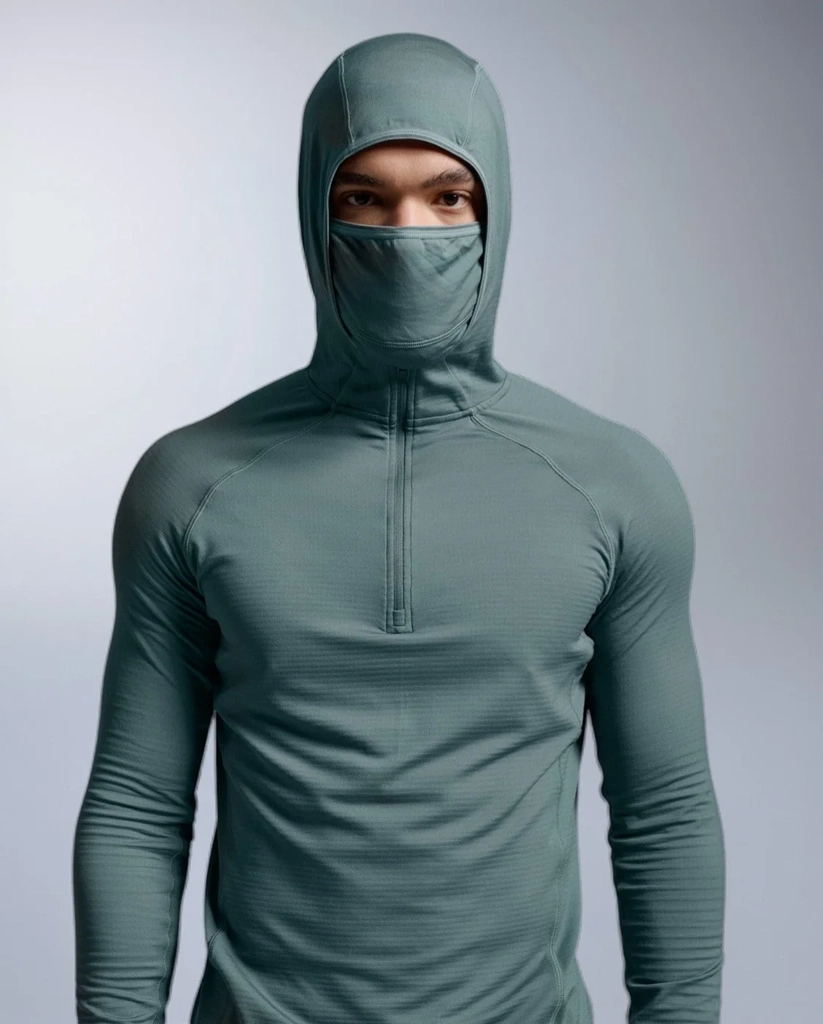 ignition grid 1/2 zip hoodie