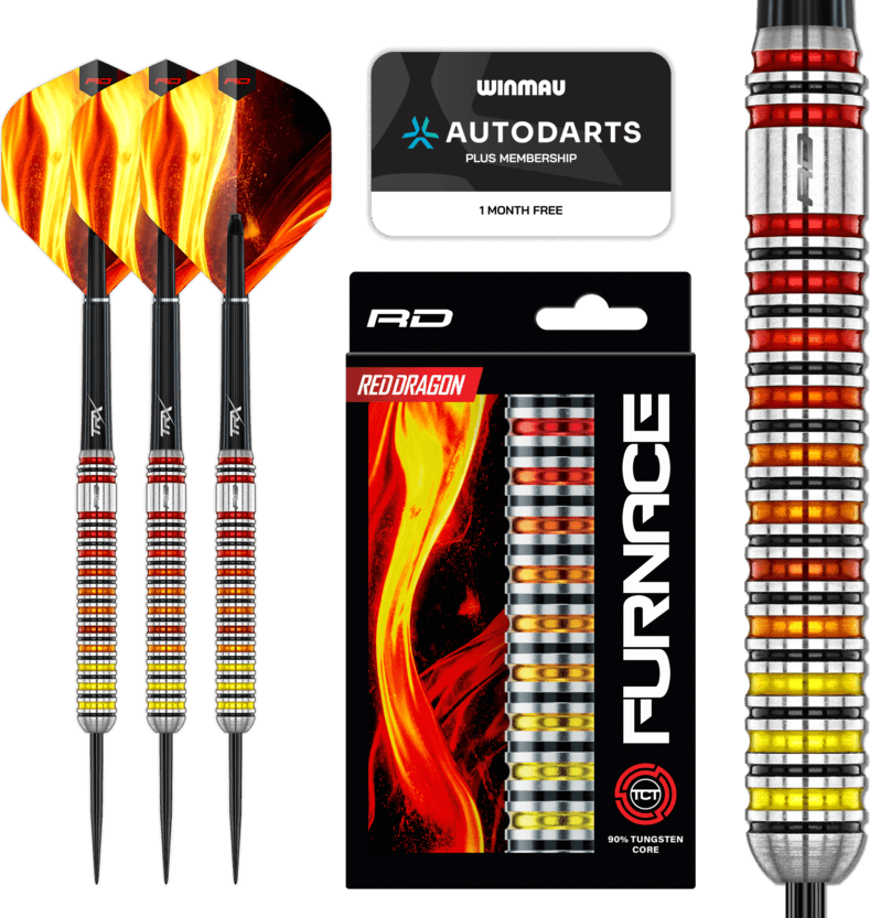 red dragon furnace 90% tungsten core dartpile