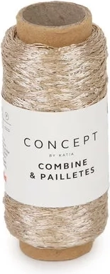 Katia Combine Pailletes Beige