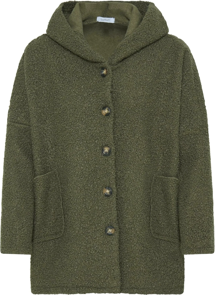 sorbetsbcember - vinterfrakke - dusty olive