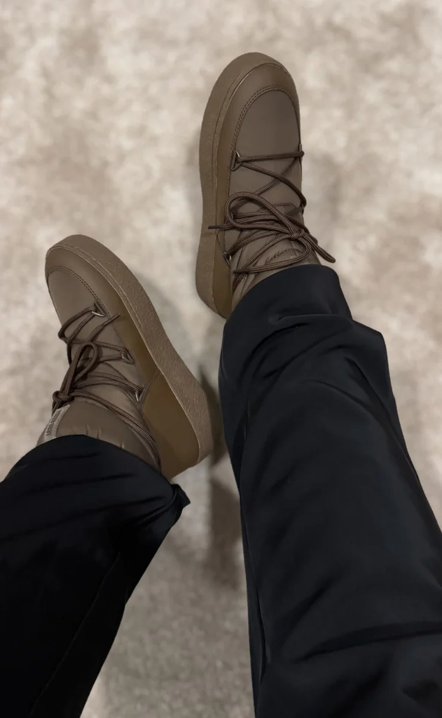 moon boot støvler - ltrack low nylon wp - cocoa