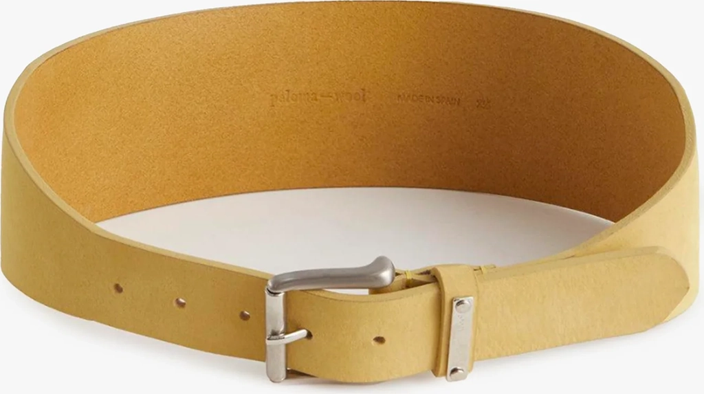 alma waist belt in yellow