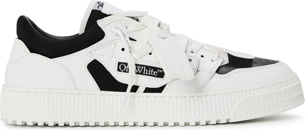 off white men's 3.0 court low eye-catching silhouette trainers