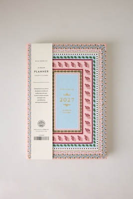 rifle paper co. 2027 12-month paisley hardcover planner