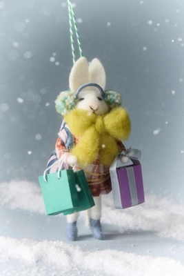 felted holiday hobby ornaments