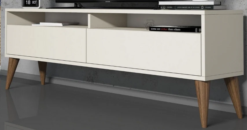 loto living | tv bord - best - creme