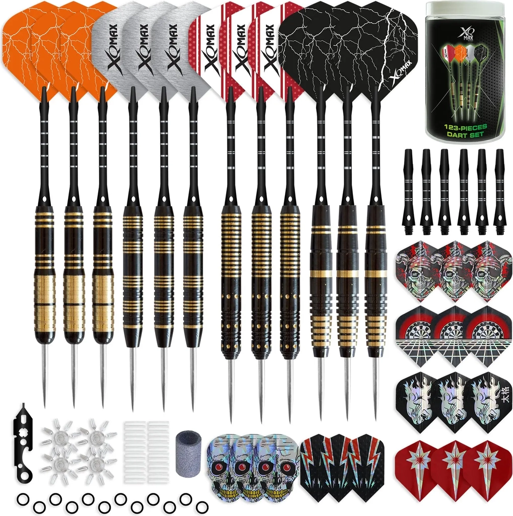 xq max 123 piece dart set