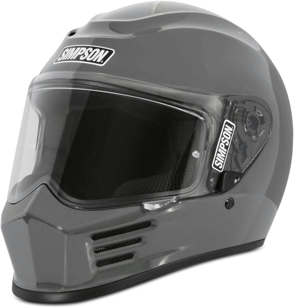 Simpson Integralhjelm Speed 06 Solid Armor - Grå