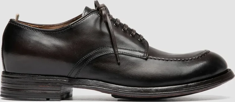 admiral 013 - brown leather derby shoes