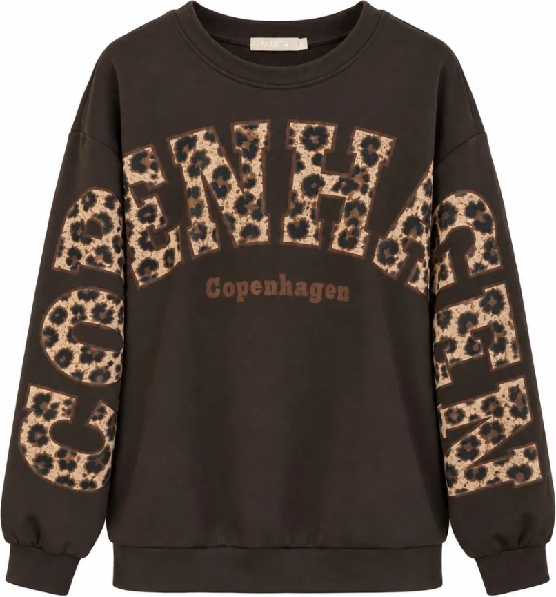 marta du chateau sweatshirt - sevilla - moro/leo