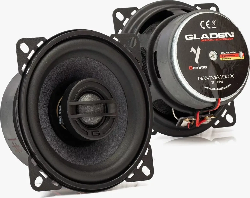 gladen gamma 100-x 4 inch coaxial speaker | masori