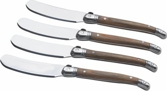 Legnoart Smøreknive - 4 stk - Bøgetræ - Lyst træ