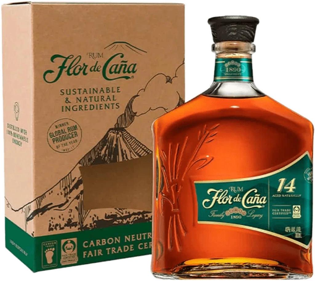 flor de caña 14 års rom