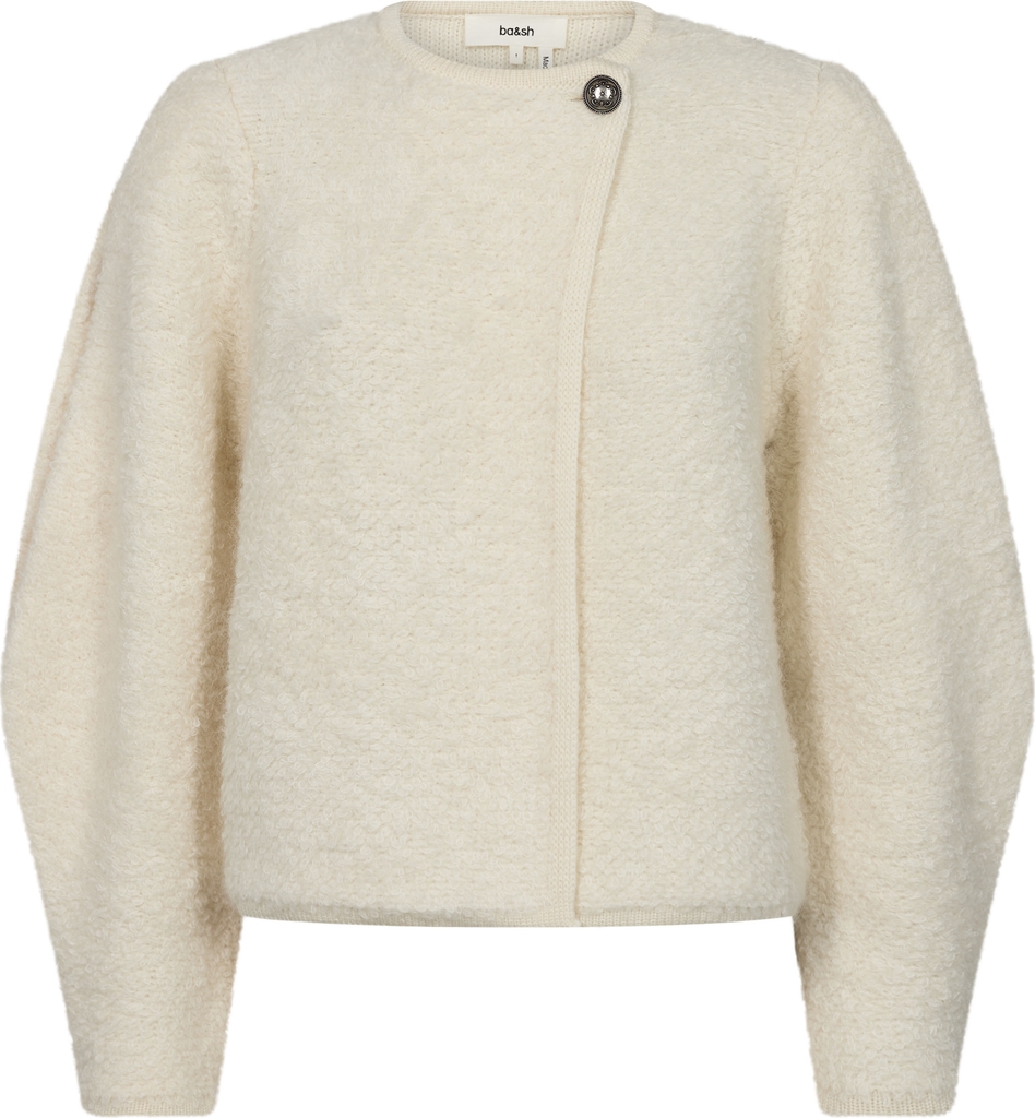 Ba&sh Cardigan Fida Kvinde Ecru Cardigans Str S - hos Magasin