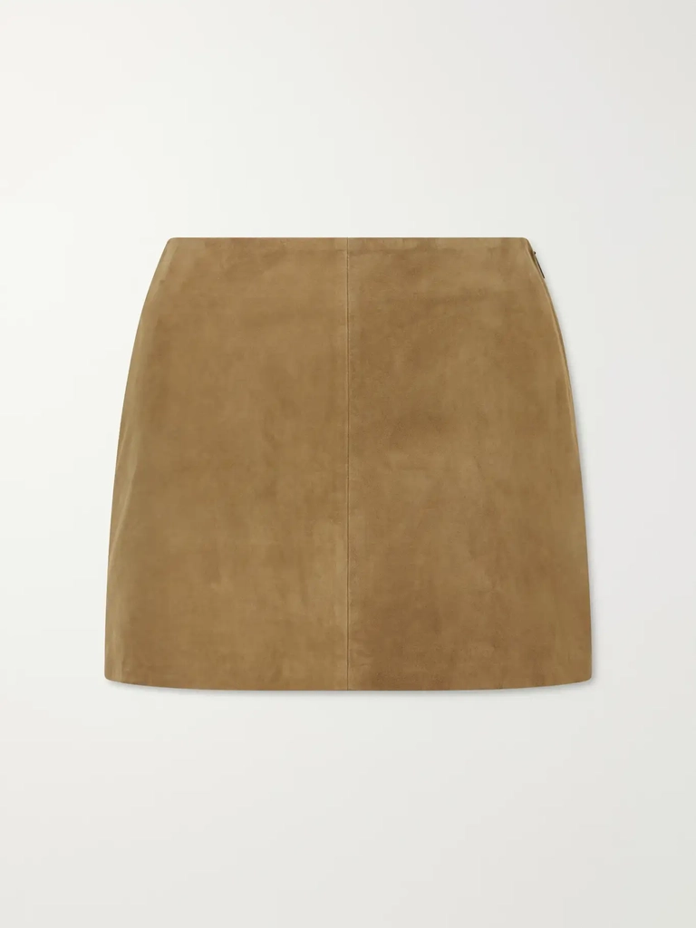 arma melody suede mini skirt