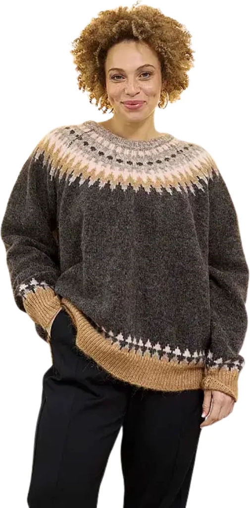 zh - myrna 1719 - trøje - brun