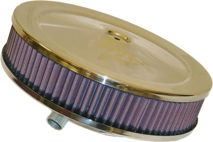 K&N Round Air Filter Assembly 130mm Flange 229mm Diameter