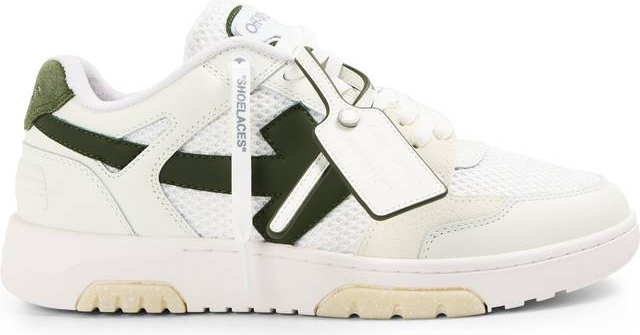 Off-White Slim Low Calfskin Leather Trainers - White