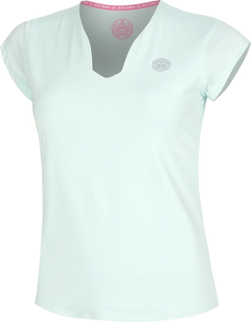 freeze out v-neck t-shirt damer - mint