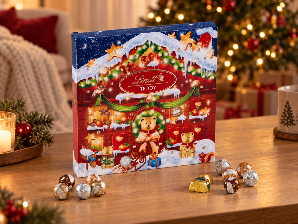 lindt teddy chokoladekalender