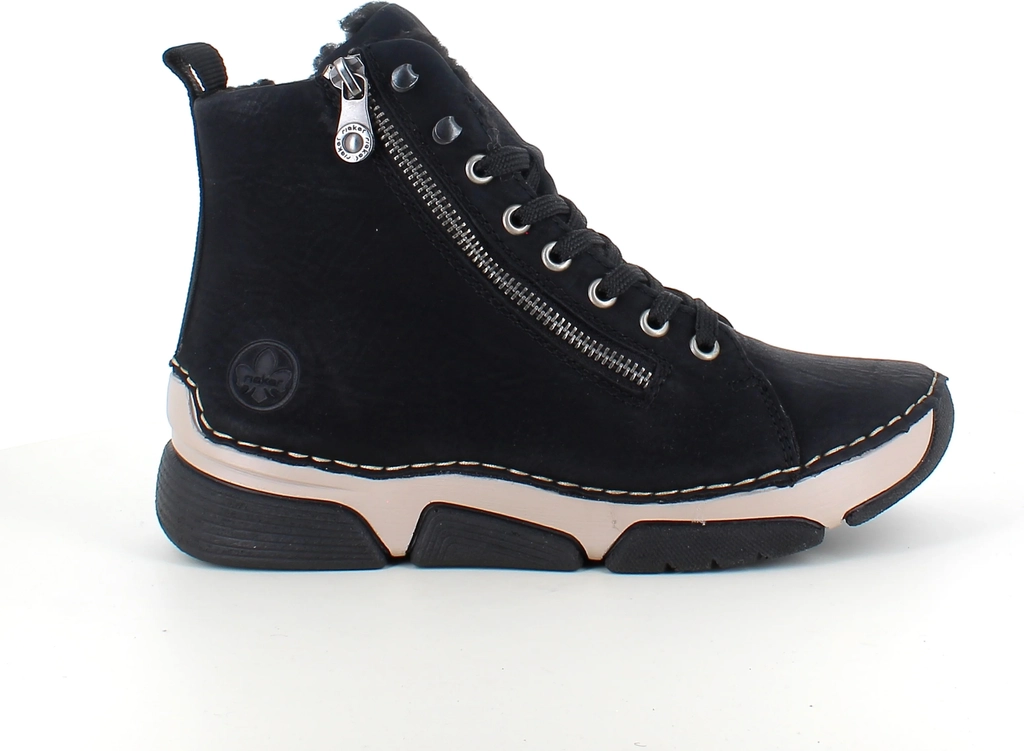 Rieker Casual Adjustable-Fitting Ankle Boots - Black