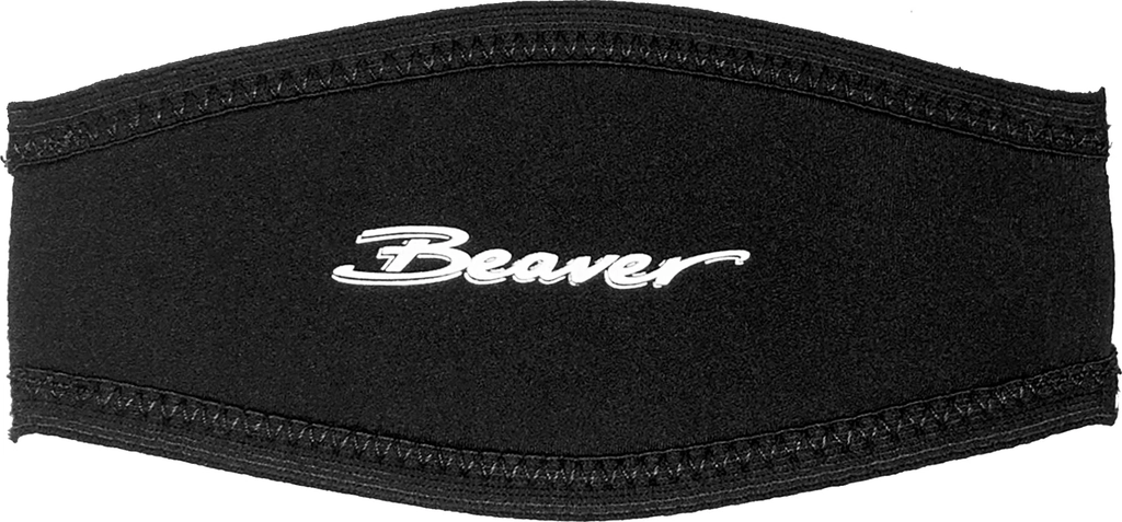 beaver black neoprene mask strap cover