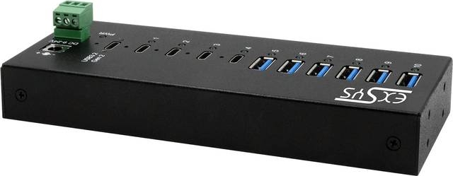 EXSYS 10-Port USB 3.2 Gen Metall Hub