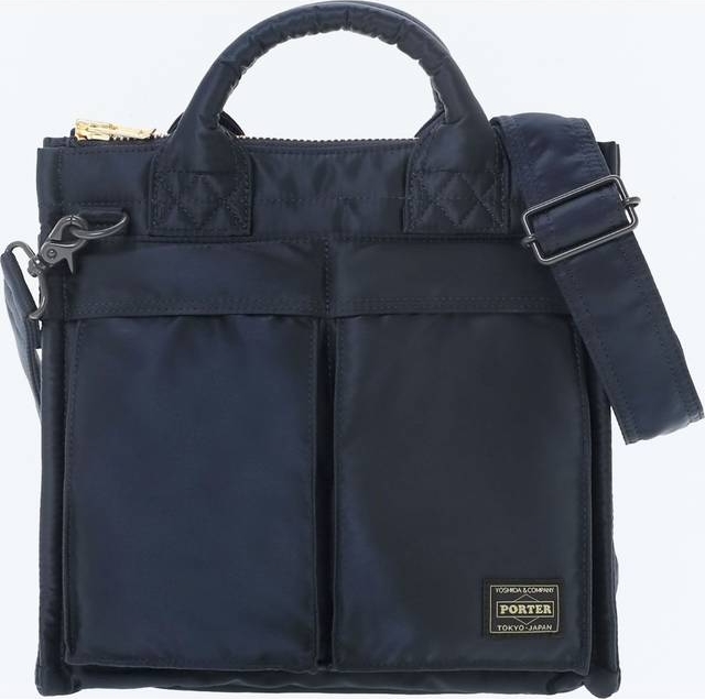Porter-Yoshida & Co Tanker Square Tote Bag Iron Blue