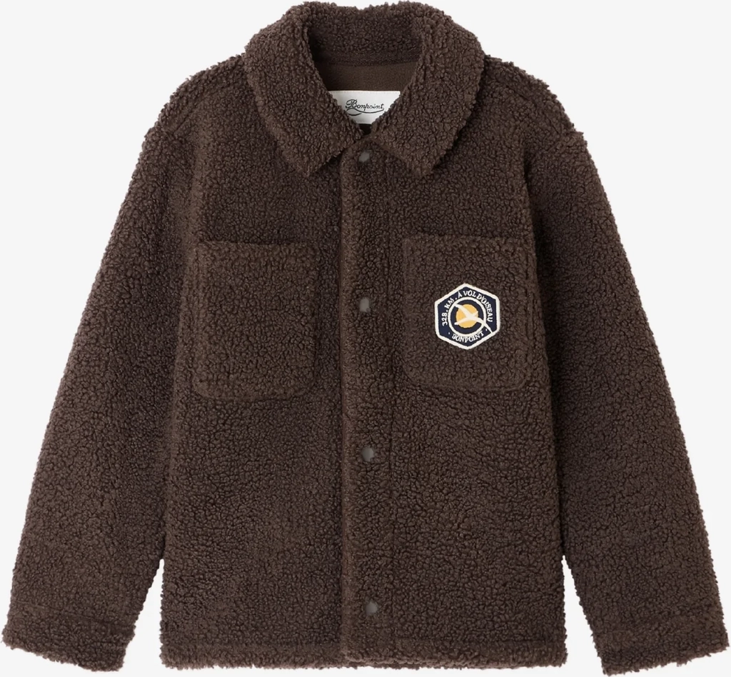 Bonpoint Markel Teddy Jacket - Brown