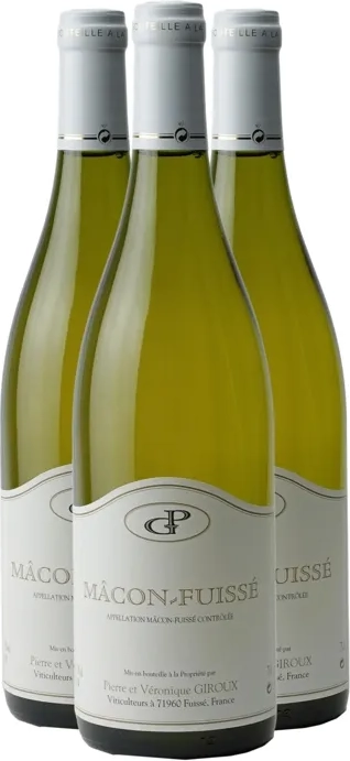 domaine pierre et véronique giroux mâcon fuissé 2023 - vin blanc de bourgogne (3x75cl)