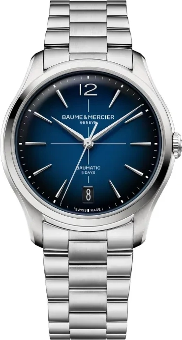 Baume & Mercier Clifton Date 39MM 10792 Analog Skin Bike