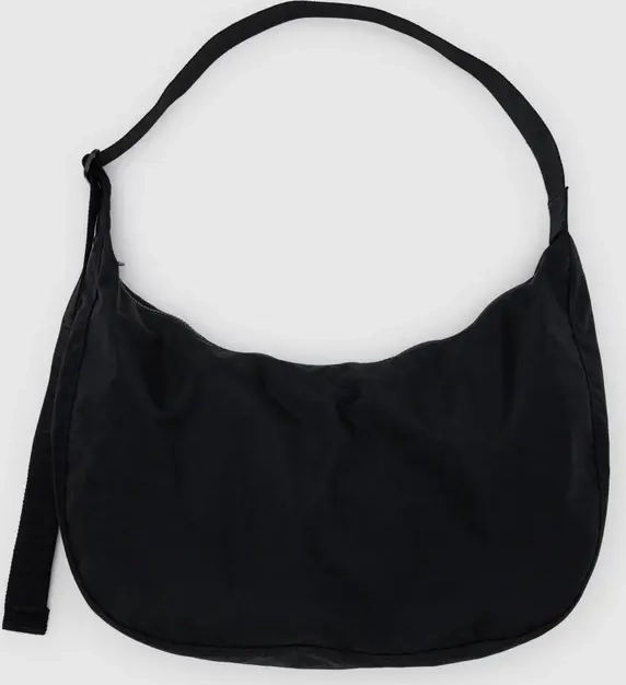 baggu large nylon crescent bag - black