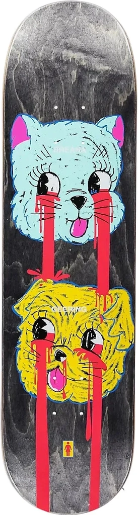 girl breanna geering blood bath 8.0 skateboard deck