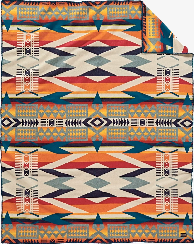 fire legend sunset blanket