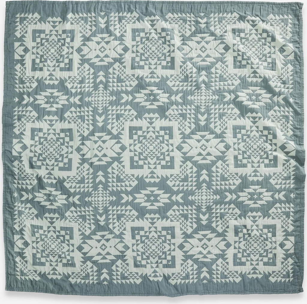 organic cotton matelasse opal springs balsam