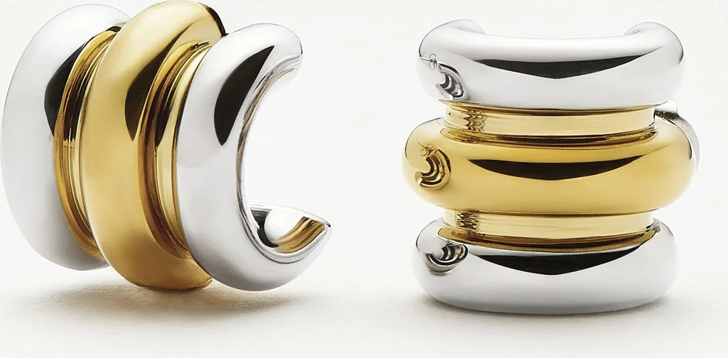 missomachubby triple small hoop earrings - øreringe - mixed