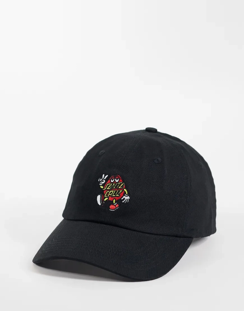 Santa Cruz Dot Guy Cap - Sort