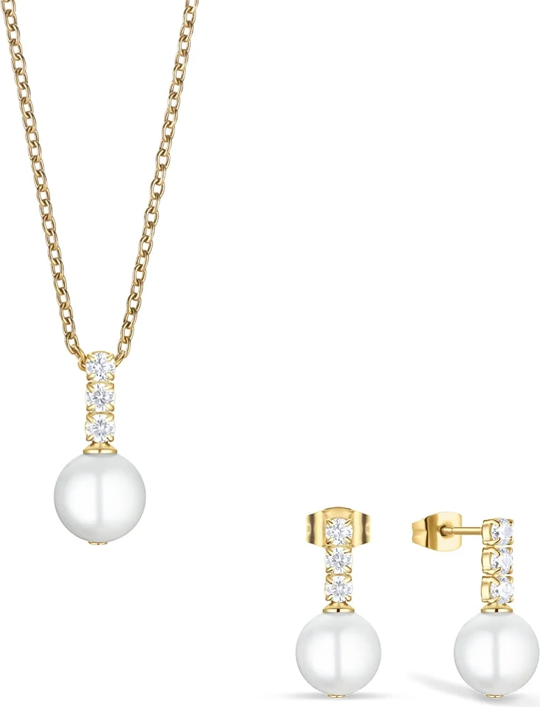 Bering Arctic Pearl Set Gold