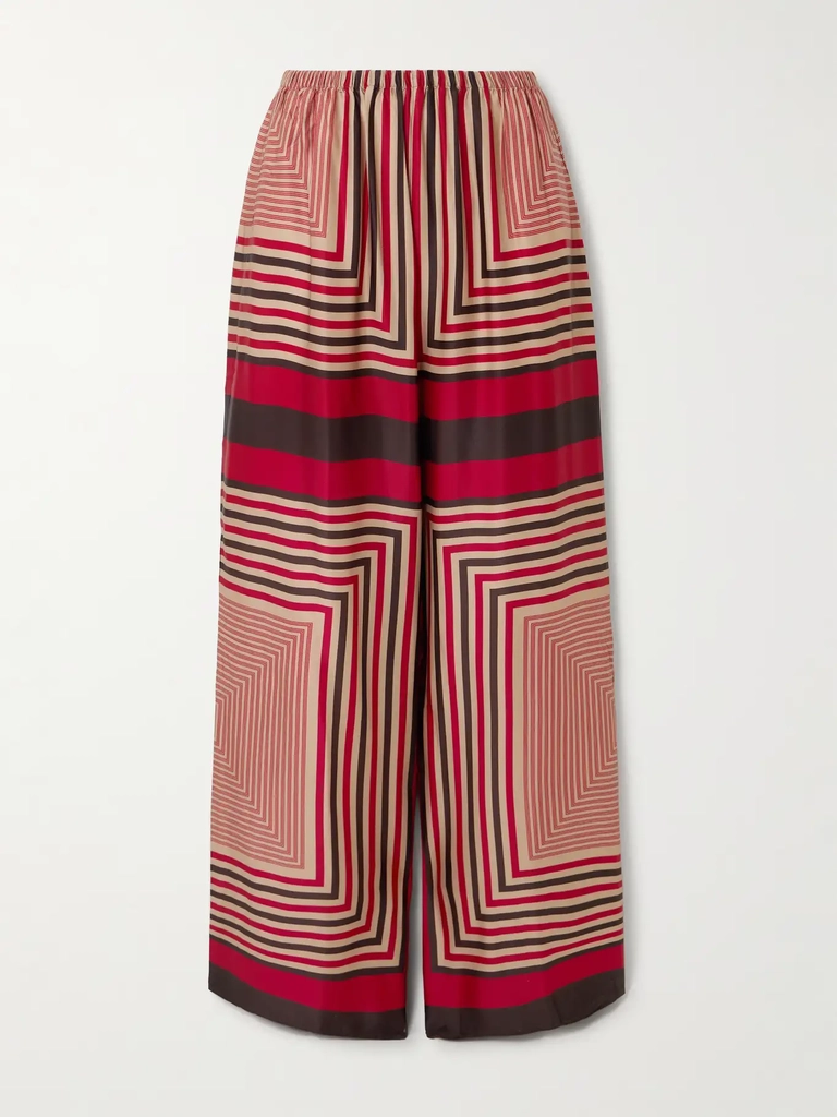 jensen striped satin wide-leg pants