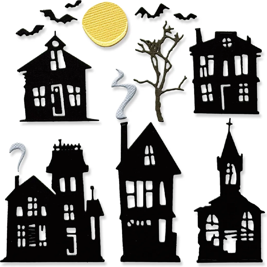 sizzix thinlits die set 11pk - vault ghost town by tim holtz