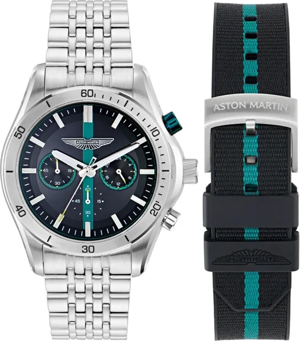 Aston Martin Quartz 42 mm Herre Mineralglas