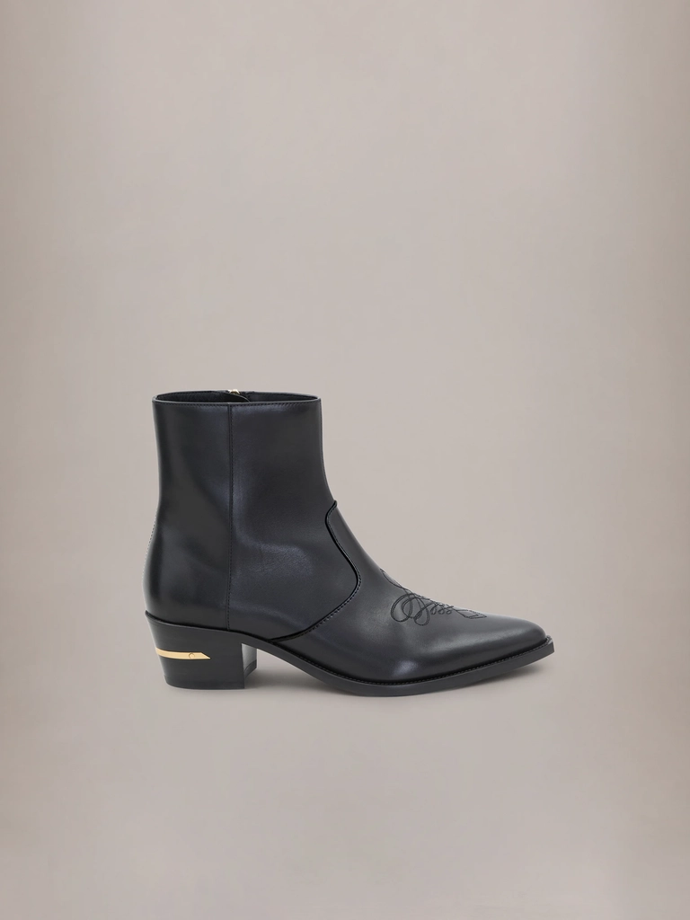 leather ryder boot
