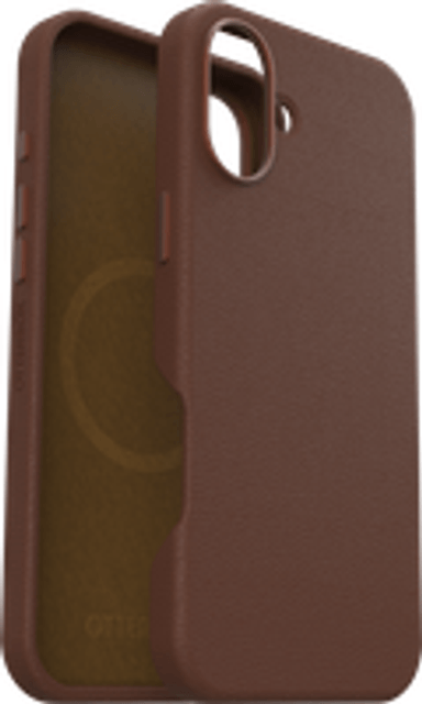 OtterBox Symmetry Cactus Leather Apple iPhone 16 Plus Brun MagSafe