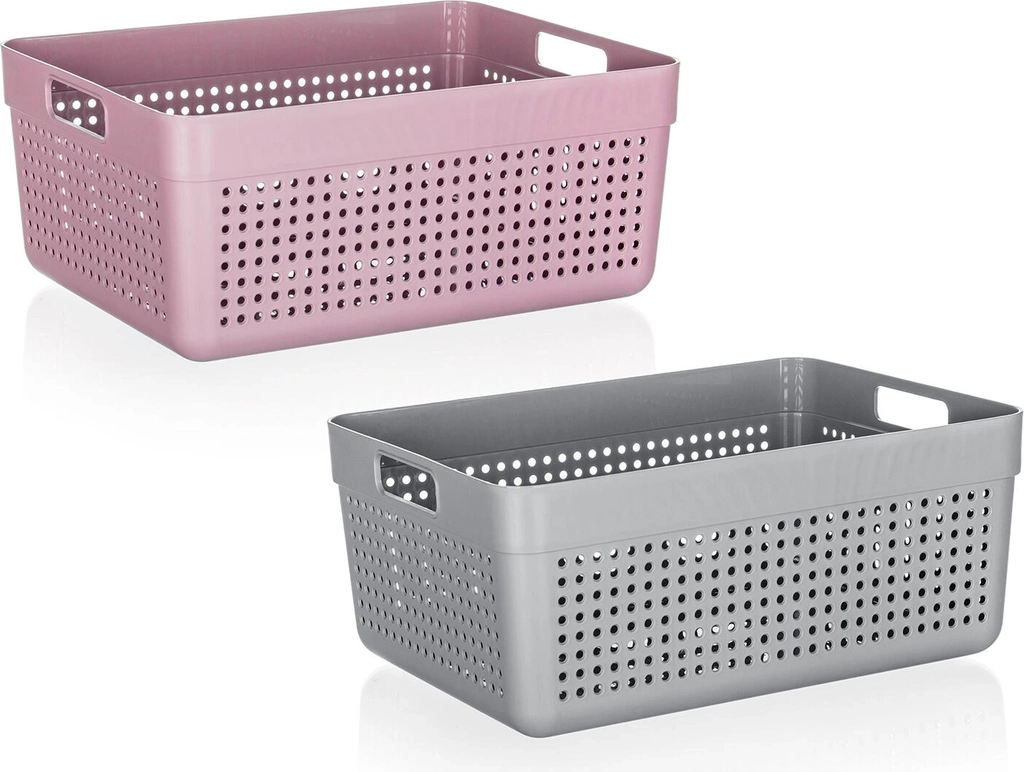 plastorganisator terra 32,5 × 23,5 × 14 cm – farvemix