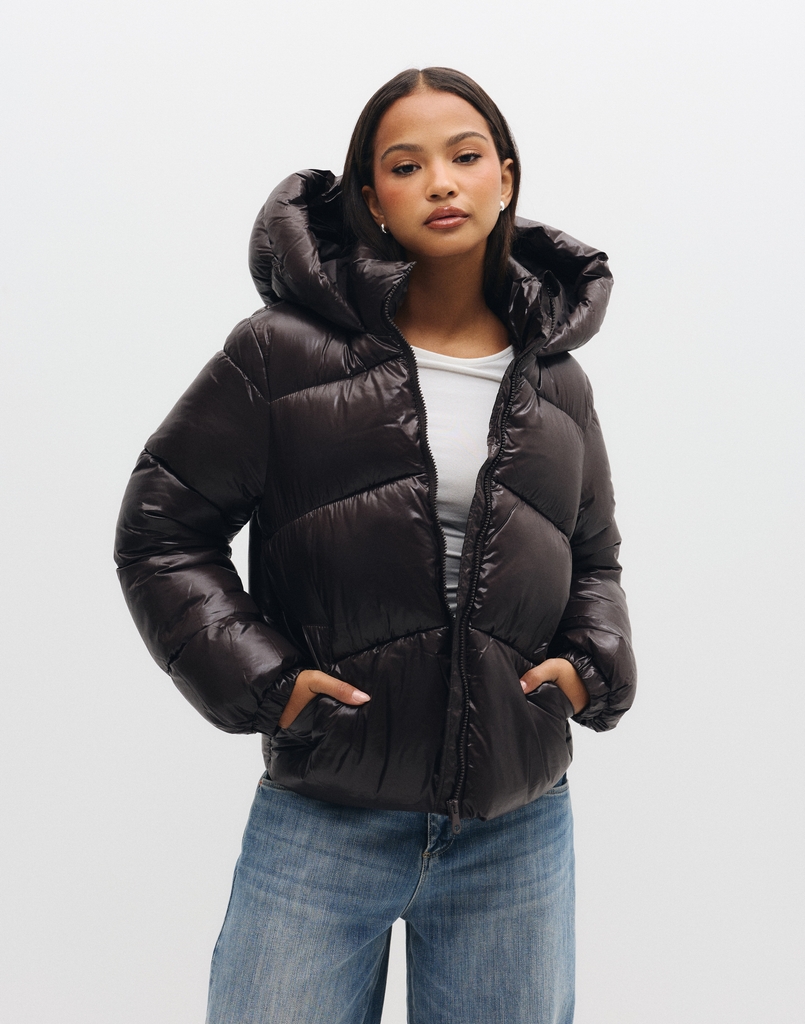 Vero Moda Vmuppsashiny Short Jacket - Brun
