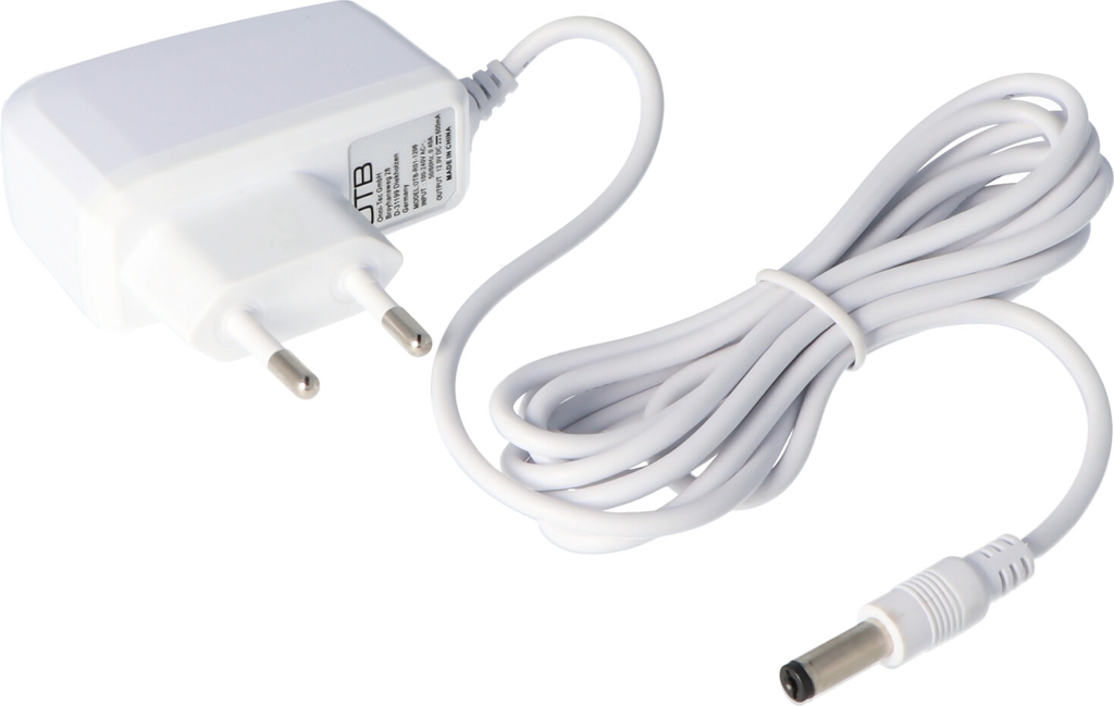 Strømforsyning hvid egnet til Tivoli Audio PAL, iPAL Radio 12 Volt, opladestrøm 56