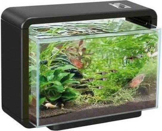 superfish home 15 aquarium - 34 x 25 x 28,5 cm - 15l - zwart